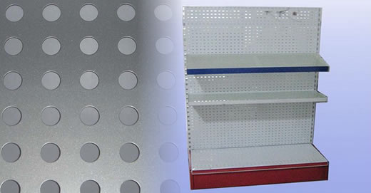 Perforated Metal Stands