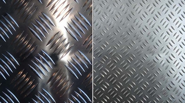 Diamond Pattern Chequered Steel Cladding for Architectural Decoration