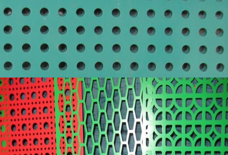 Perforated Metal Sheets with Painted Colors for Decoration